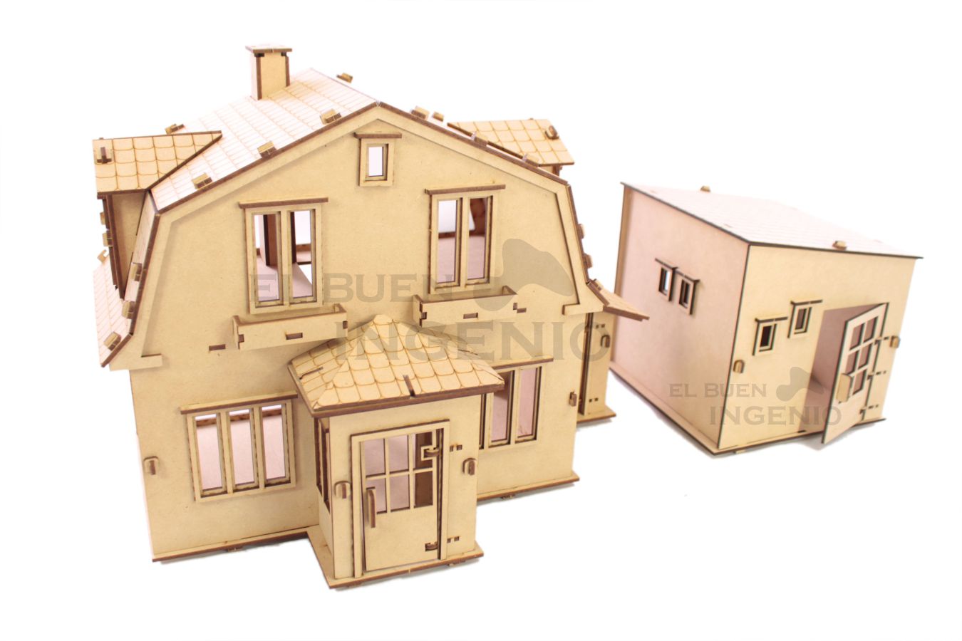 Set de baño para casas de muñecas de campo pequeñas