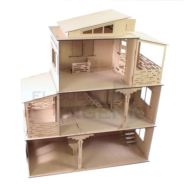 Casa de Barbie Moderna no incluye muebles