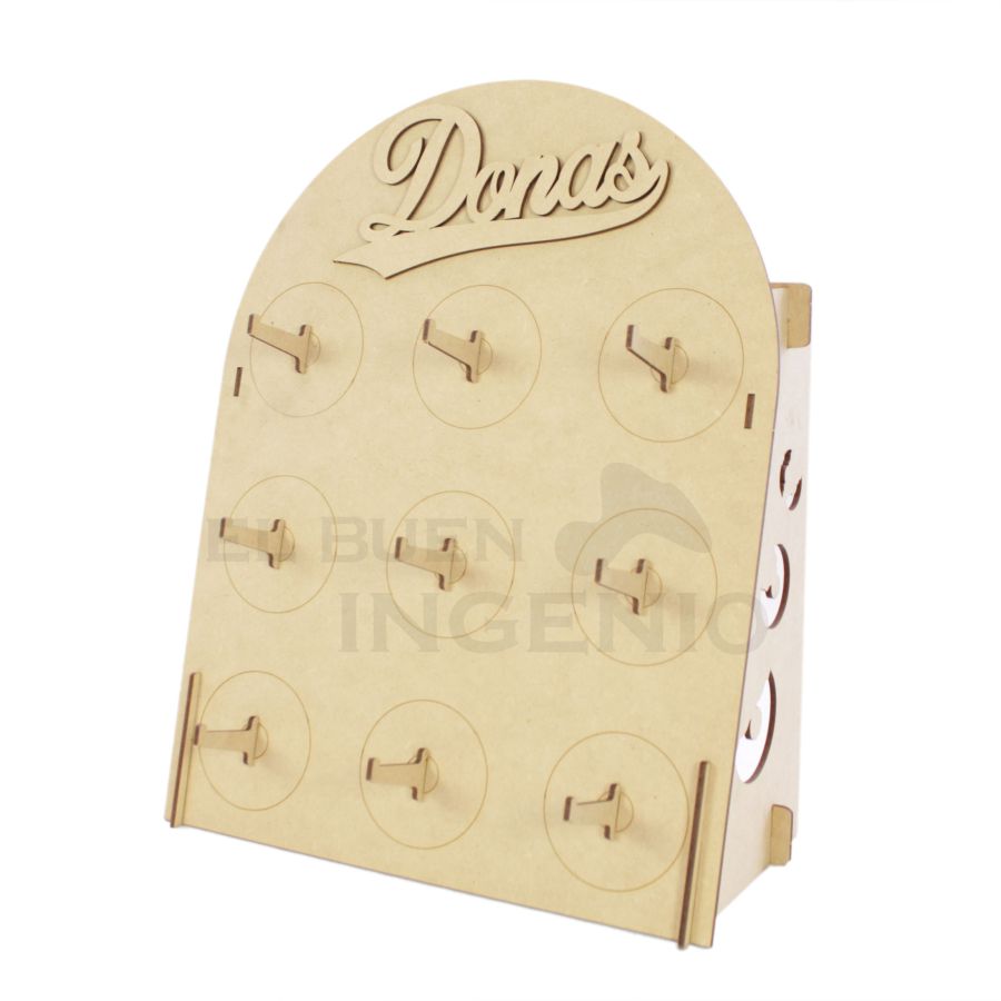 Base exhibidor de donas Donero 9 donas