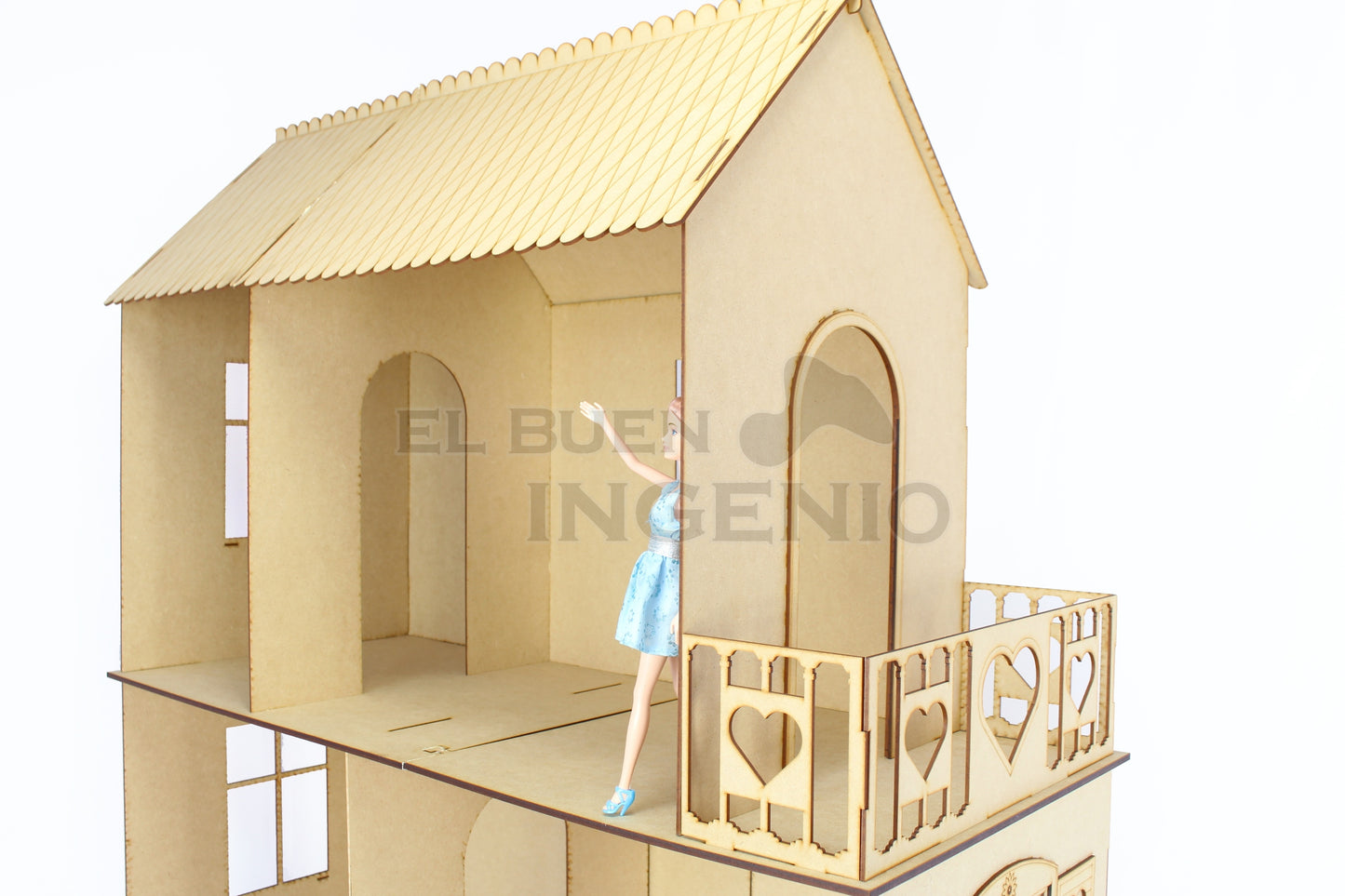 Casa de munecas barbie C2L Sin Muebles