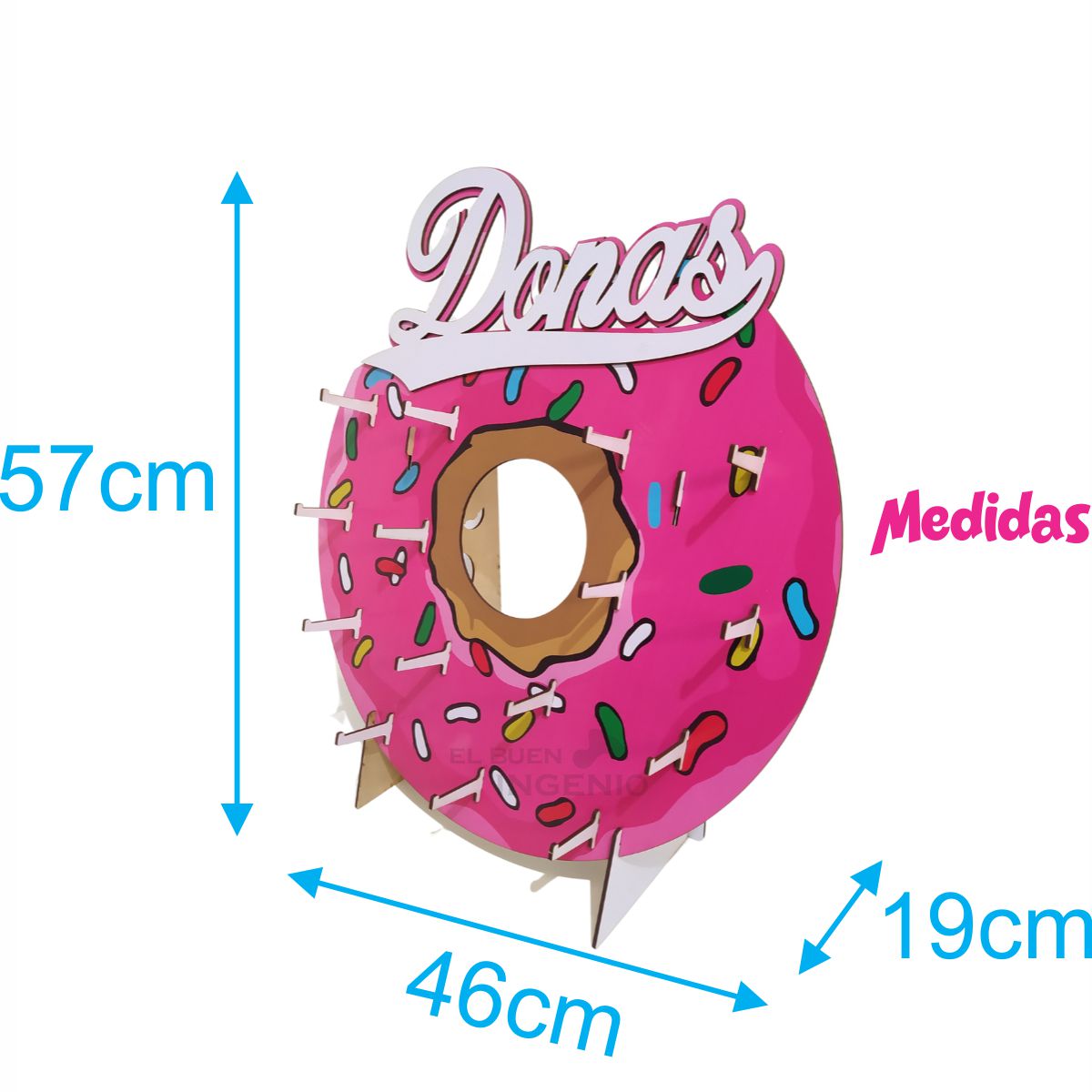 Base Para Donas Donero Exhibidor De Donas 15 para Mesa De Dulces