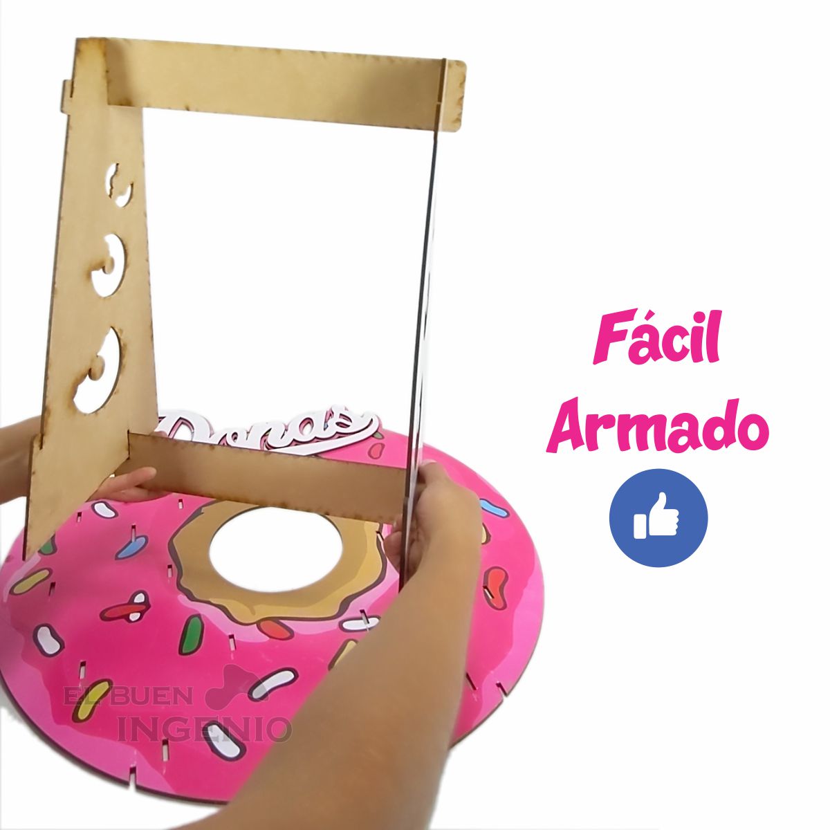 Base Para Donas Donero Exhibidor De Donas 15 para Mesa De Dulces