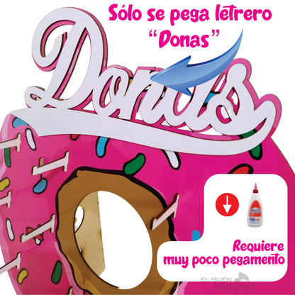 Base Para Donas Donero Exhibidor De Donas 15 para Mesa De Dulces
