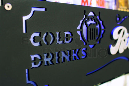 Bar Cava Cantina Moderna Leds Vinos Regalo Original Hombre Novio Personalizable Nombre-Año