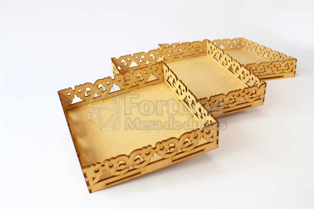 Set de charolas florales