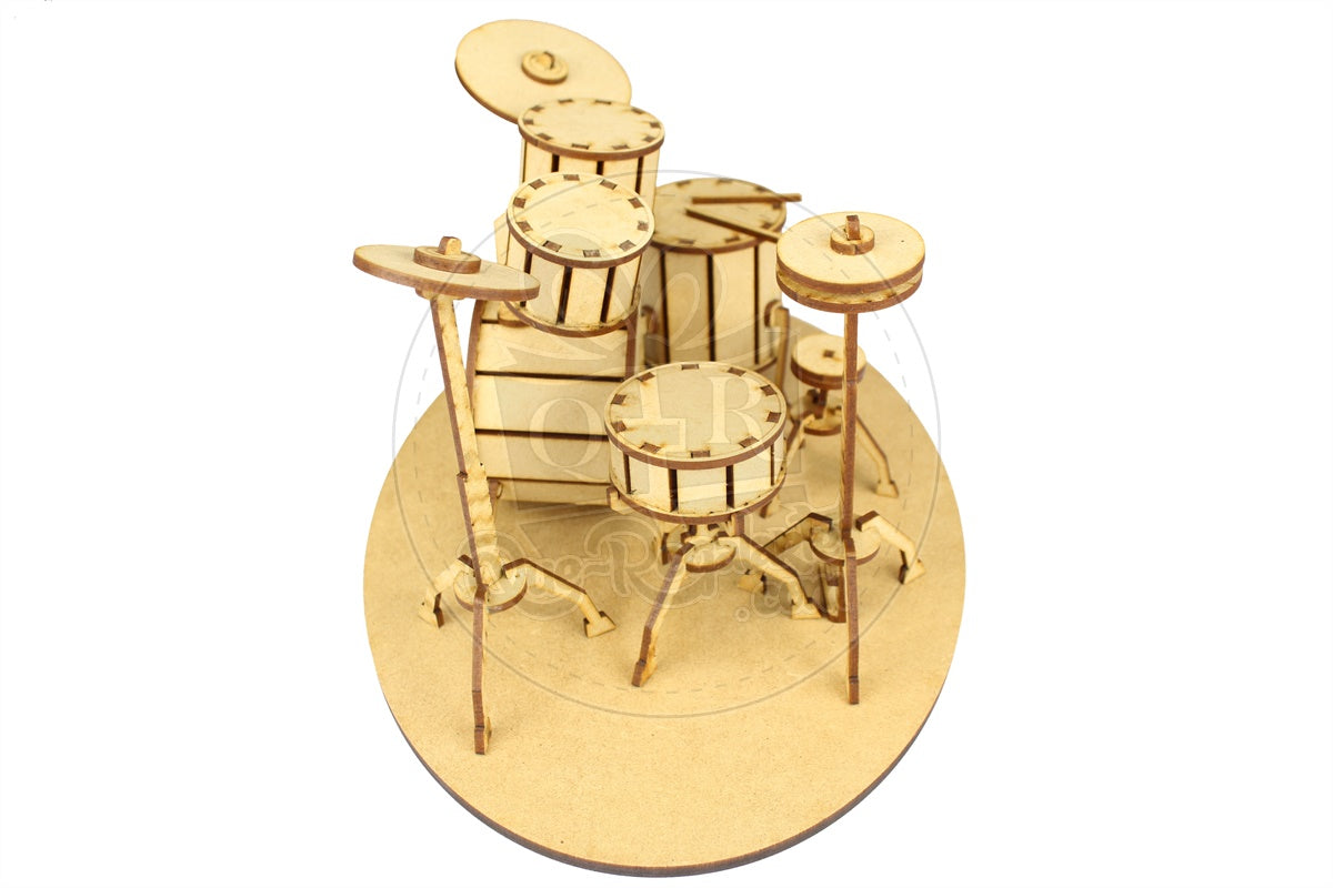 Mini Bateria Rompecabezas 3D Regalo Para Musicos