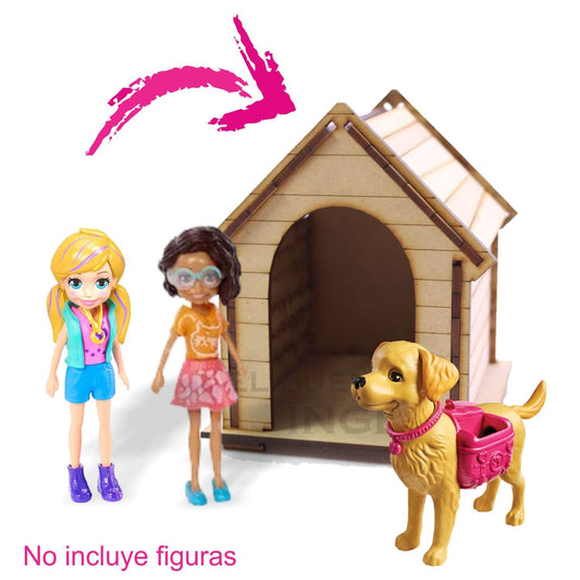 Mini casa para mascotas Barbie o casita de juguete para polly