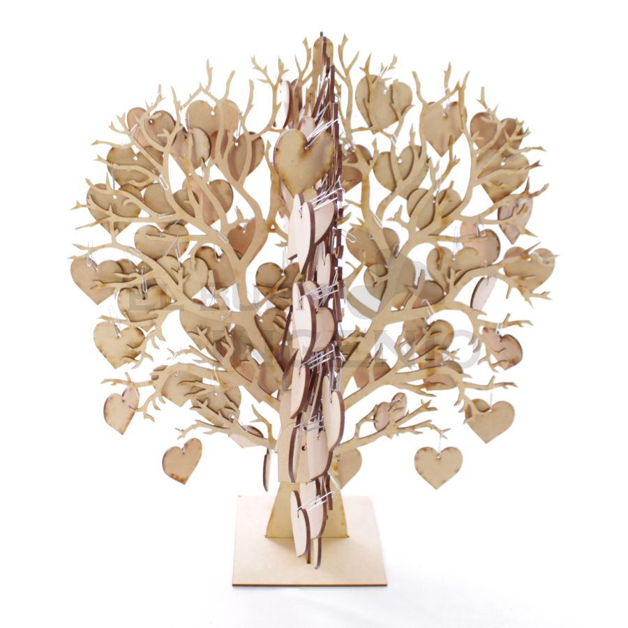 Arbol de firmas 200 corazones