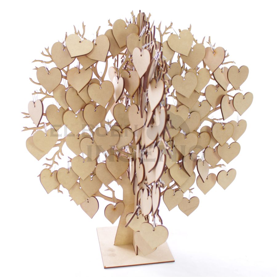 Arbol de firmas 200 corazones