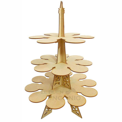 Base para cupcakes Torre Eiffel