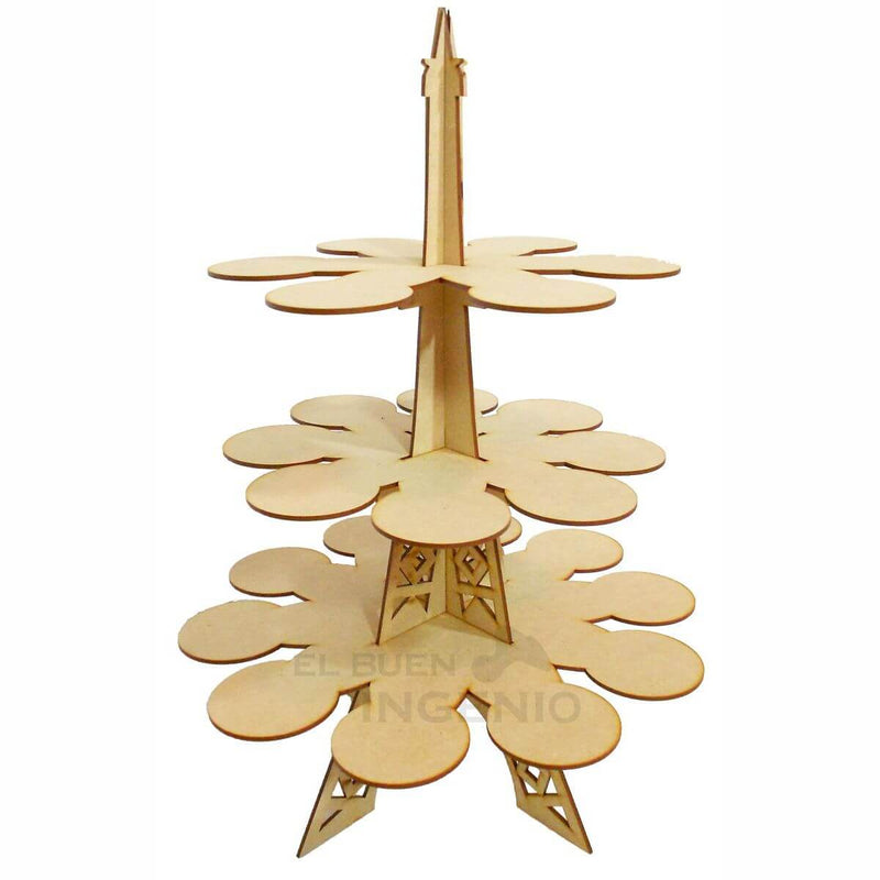 Base para cupcakes Torre Eiffel