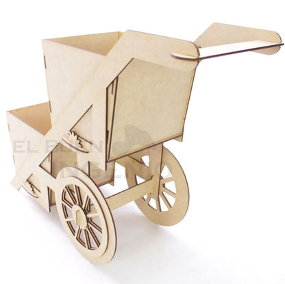 Carretilla Jardinera Economica para Mesa de dulces
