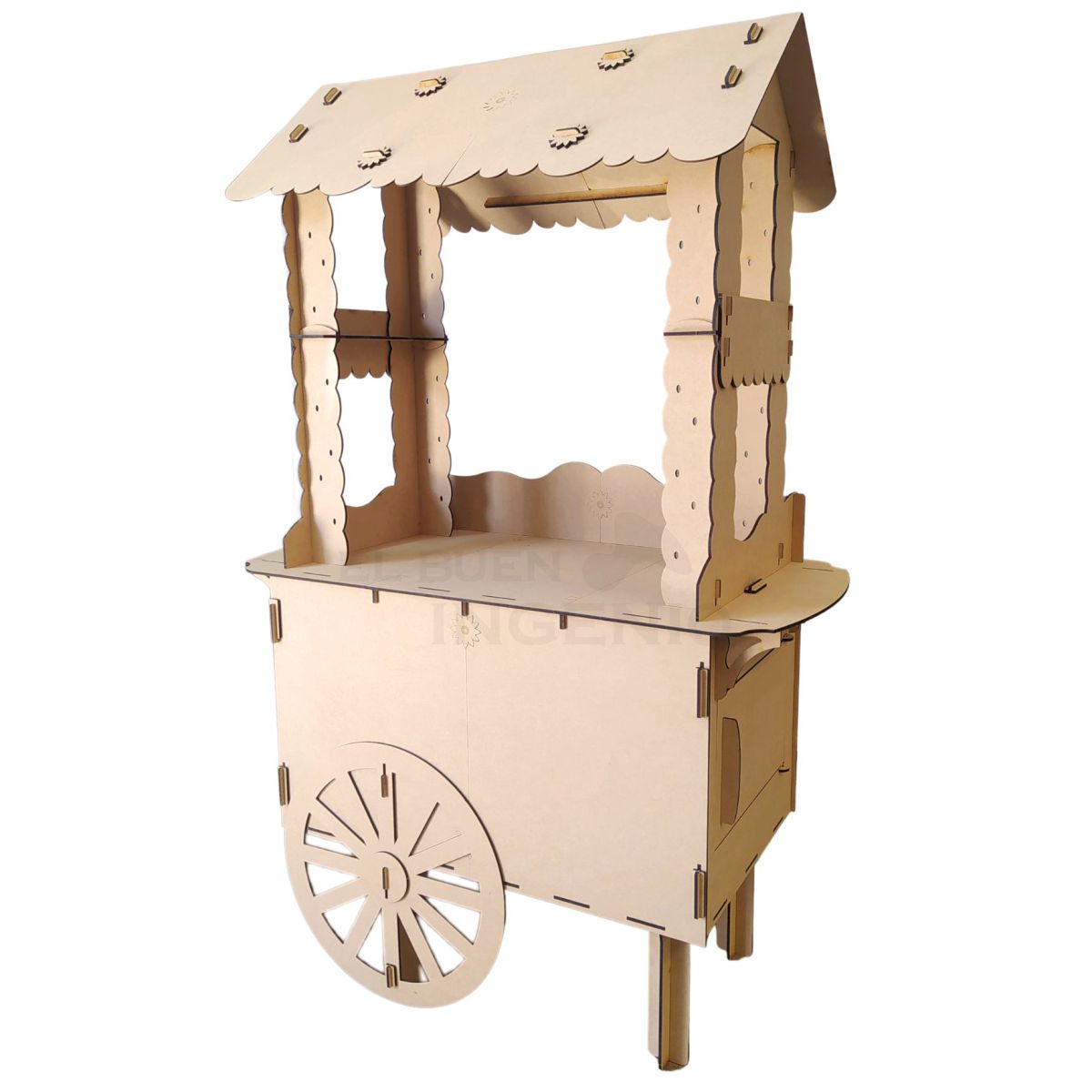 Carrito Tamaño Real Para Mesa De Dulces Carreta 2 Carro