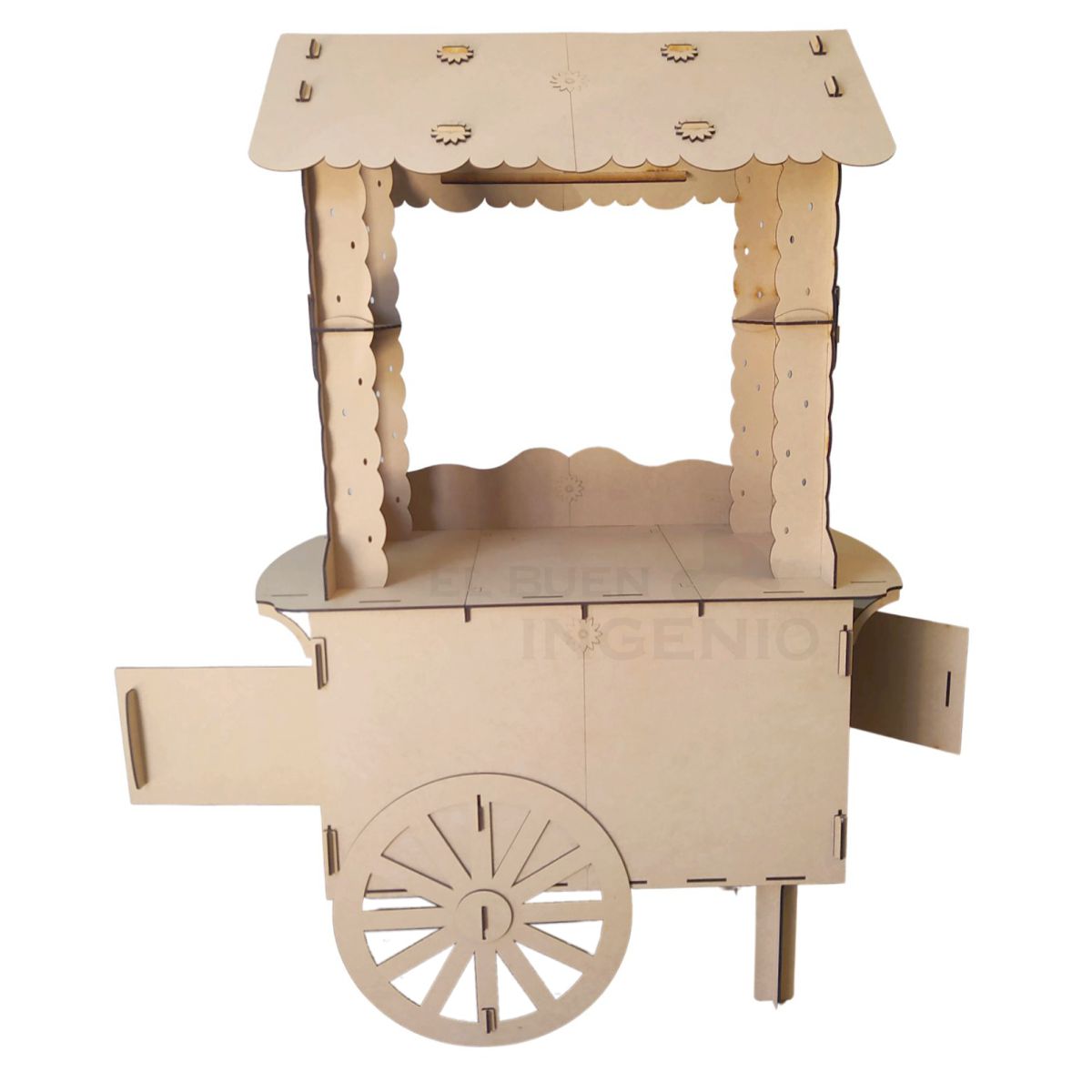 Carrito Tamaño Real Para Mesa De Dulces Carreta 2 Carro