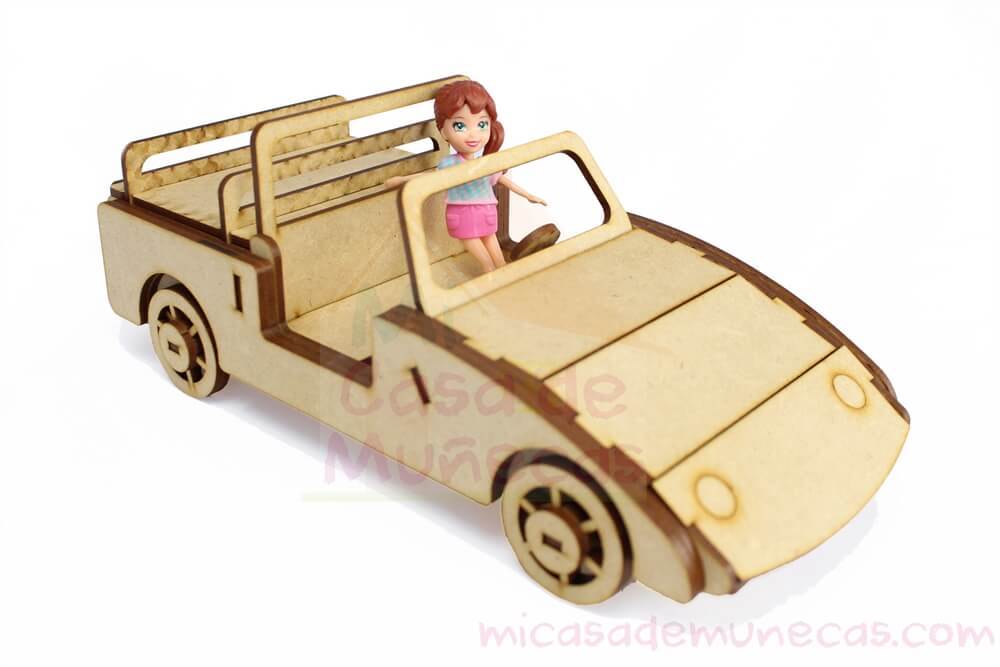 Auto para muñecas Polly Pocket o similares