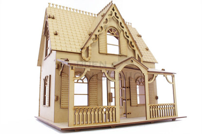 casa de muñecas polly pocket campo madera