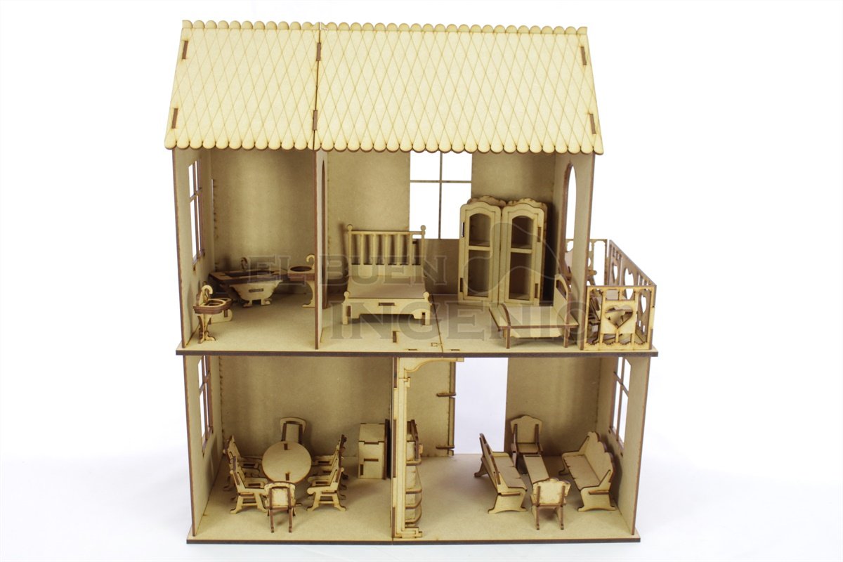 casa de muñecas Polly Pocket 2 pisos