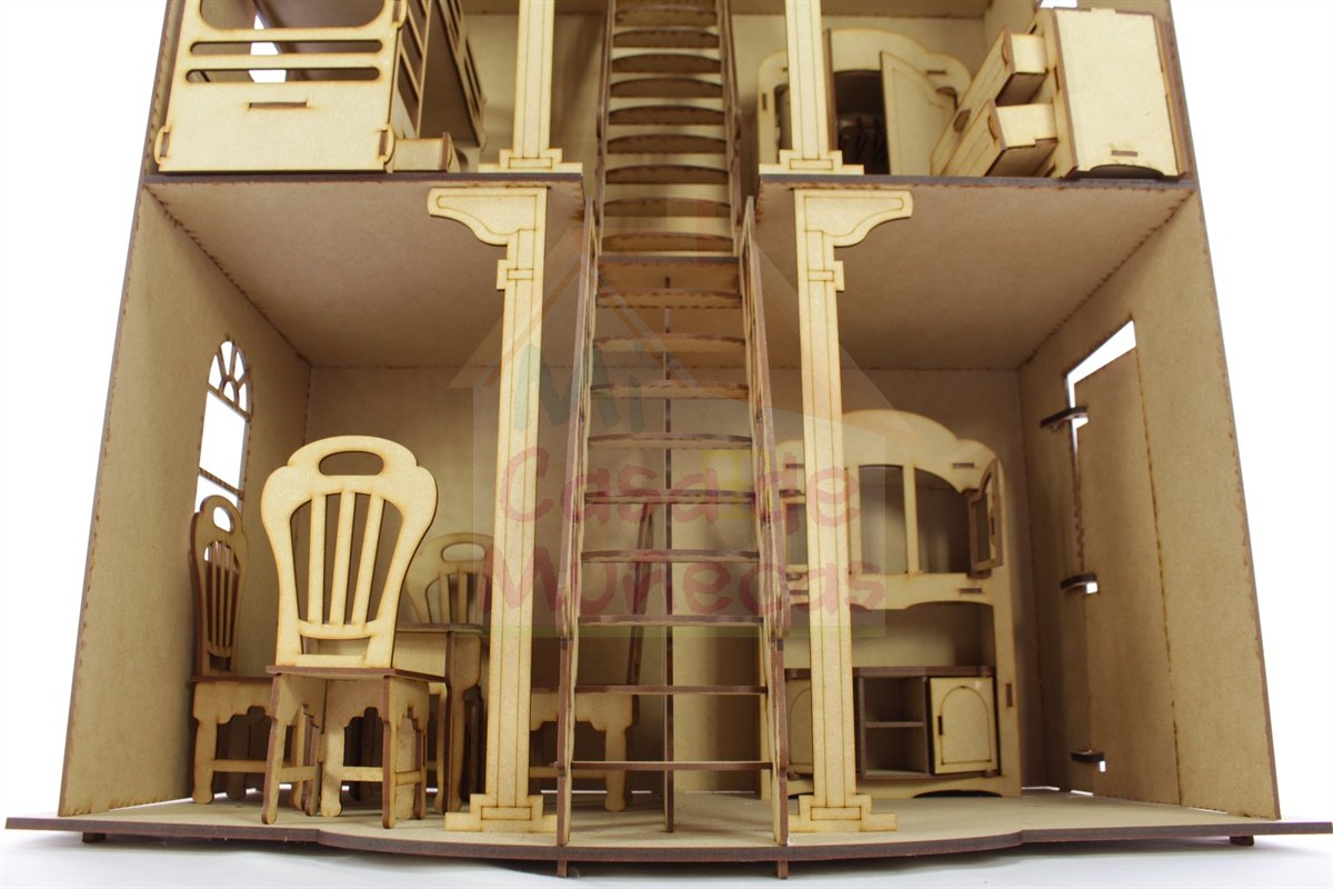escaleras para barbie