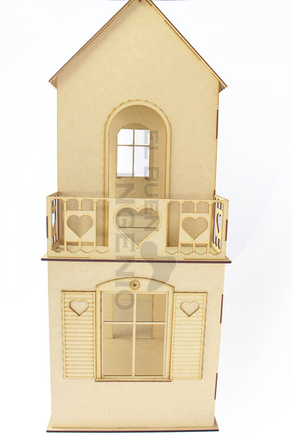 Casa de munecas barbie C2L Sin Muebles