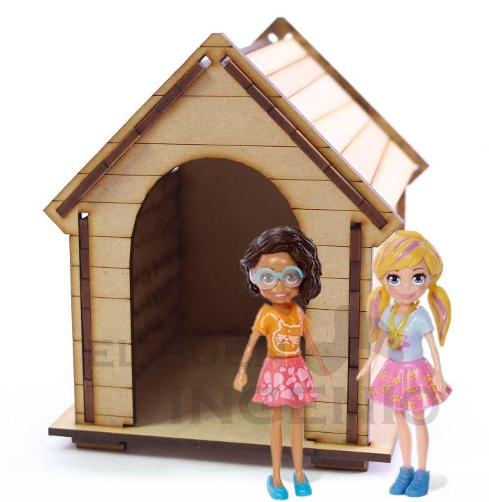 Mini casa para mascotas Barbie o casita de juguete para polly