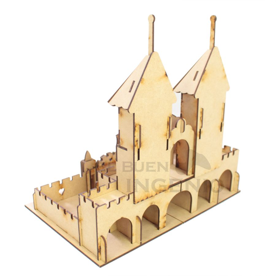 Castillo 1 para figuras pequeñas por ejemplo Lego