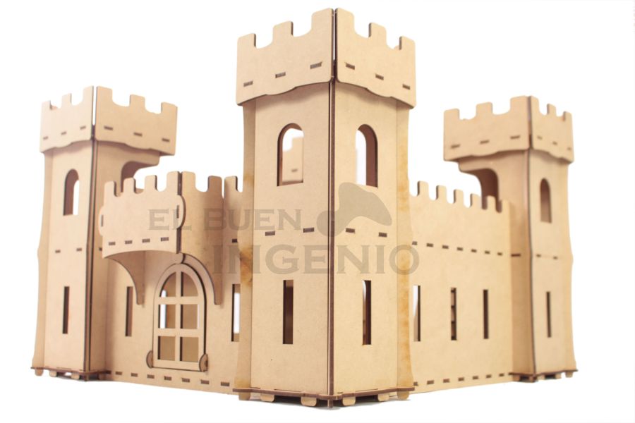 Castillo 2 para figuras tipo Polly Pocket, Playmobil, GIJoe o similares