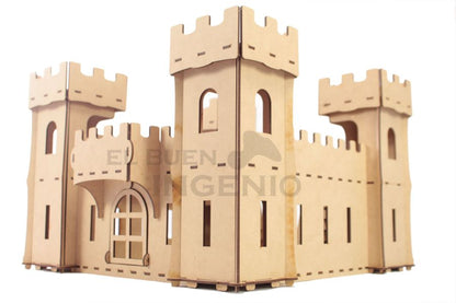 Castillo 2 para figuras tipo Polly Pocket, Playmobil, GIJoe o similares