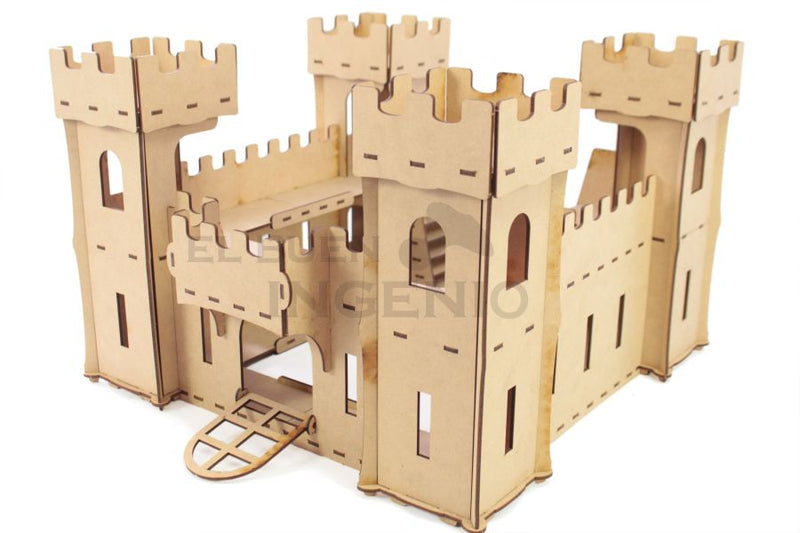 Castillo 2 para figuras tipo Polly Pocket, Playmobil, GIJoe o similares