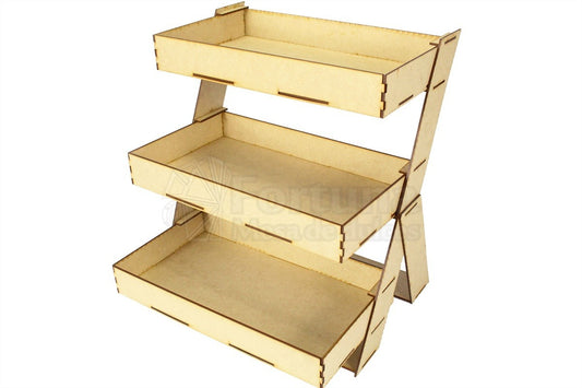 Escalera con charolas