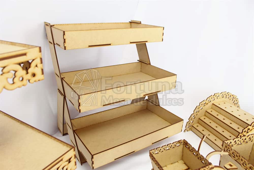 Escalera mesa de dulces para bodas