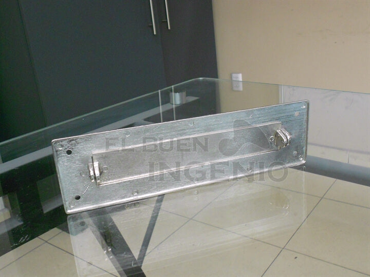 Caja Buzón y Frente Placa De Buzón De Cartas Apariencia Acero