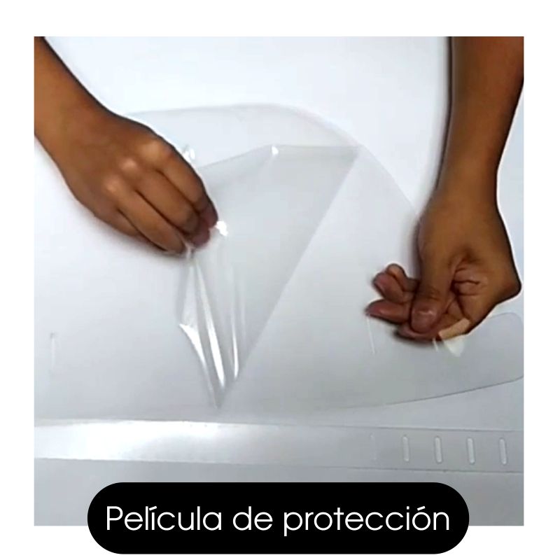 Kit 10 Mascarillas Caretas Protectores Facial Con 12 Pares Guantes