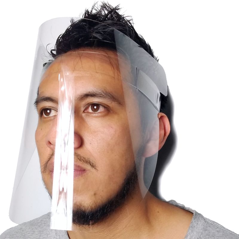 Kit 10 Mascarillas Caretas Protectores Facial Con 12 Pares Guantes