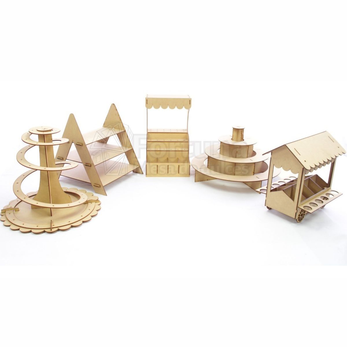 Kit mesa de dulces económica rar