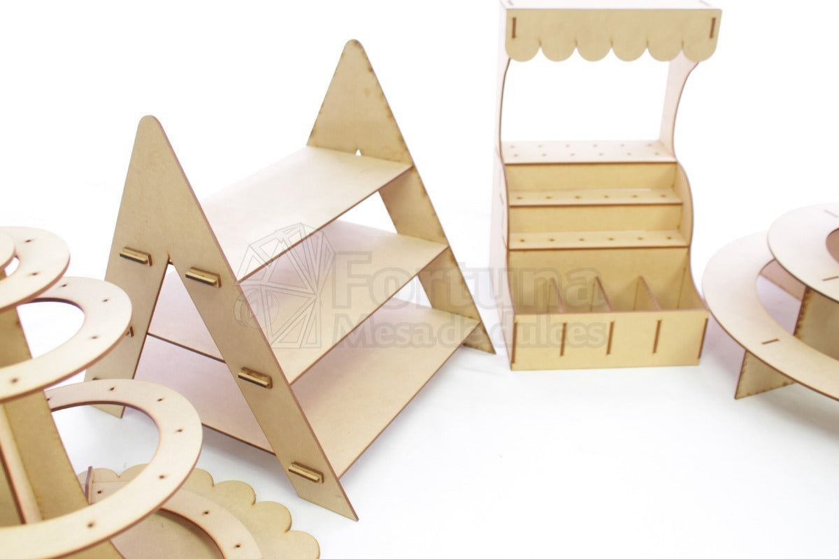 Kit mesa de dulces económica rar