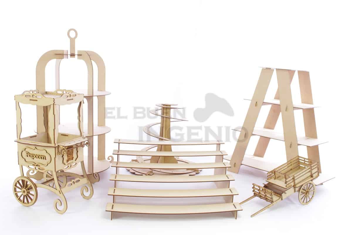 mesa de dulces palomitas
