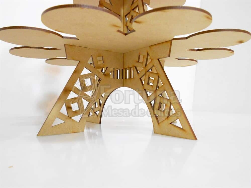 Base para cupcakes Torre Eiffel