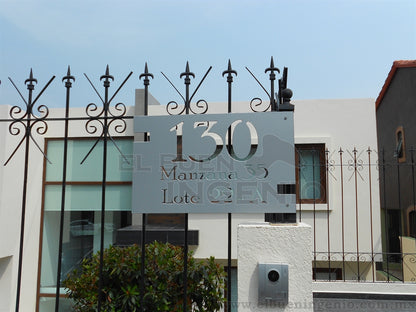 Numero Residencial Exterior Minimalista Semi Completo