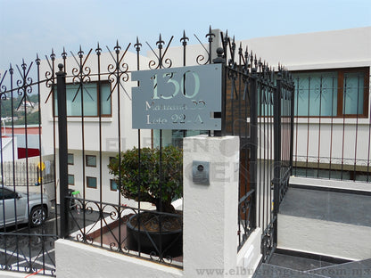 Numero Residencial Exterior Minimalista Semi Completo