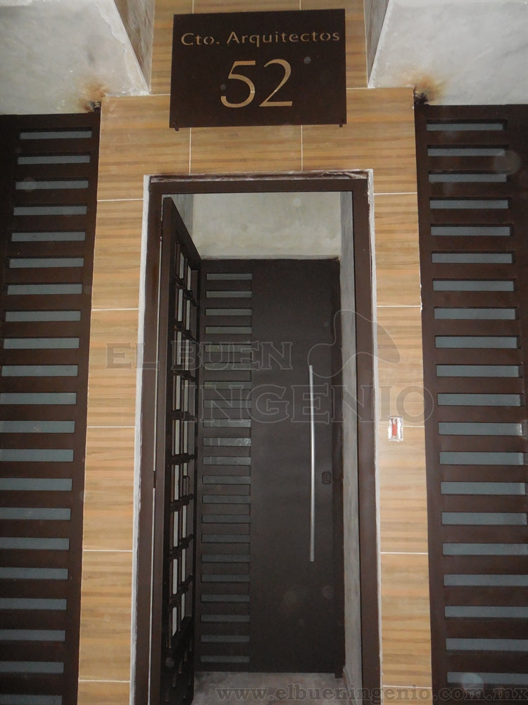 Numero Residencial Exterior Calle y Numero