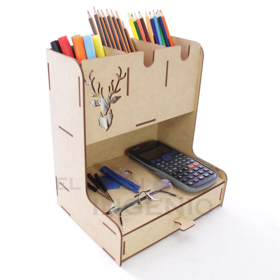 Organizador de escritorio con base para celular Conejo N5