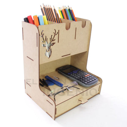 Organizador de escritorio con base para celular Conejo N5