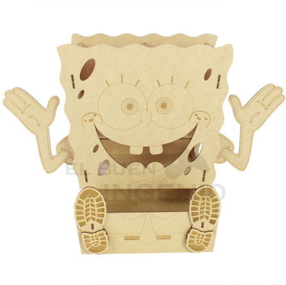 Organizador de escritorio Bob Esponja con base para celular Conejo