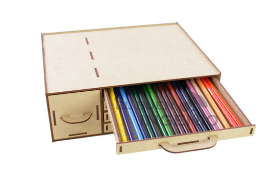 Organizador de Lápices de Colores para Escritorio