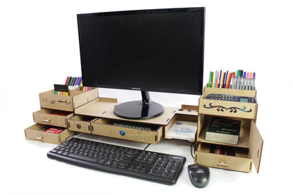 Organizador de escritorio Base elevadora de Monitor 1 Set 3 Piezas