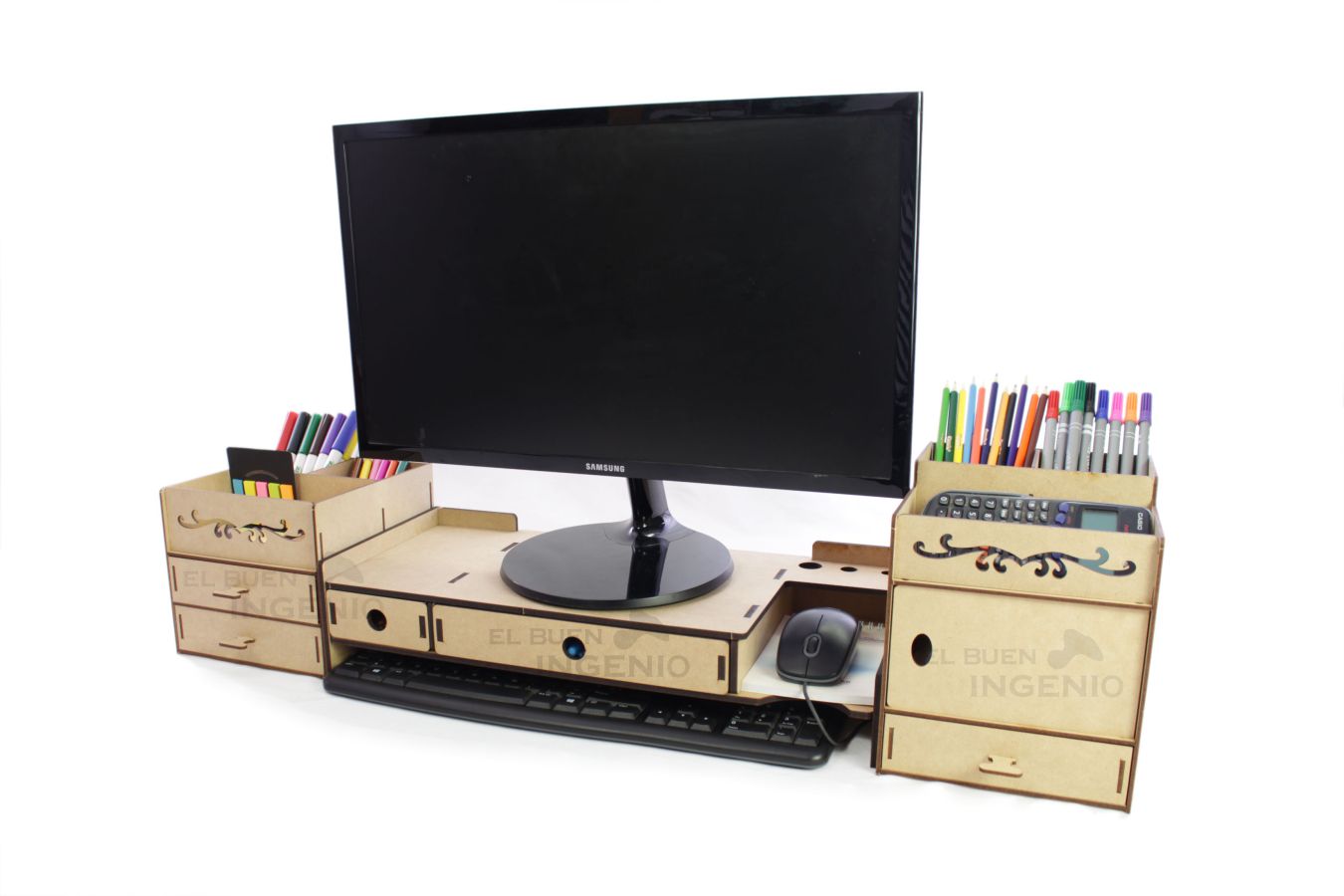 Organizador de escritorio Base elevadora de Monitor 1 Set 3 Piezas