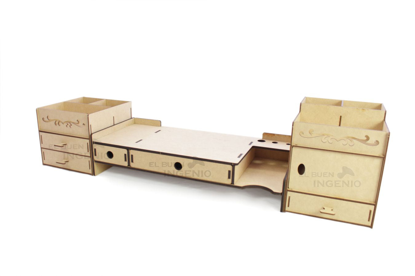Organizador de escritorio Base elevadora de Monitor 1 Set 3 Piezas
