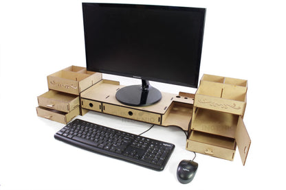 Organizador de escritorio Base elevadora de Monitor 1 Set 3 Piezas
