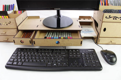Organizador de escritorio Base elevadora de Monitor 1 Set 3 Piezas