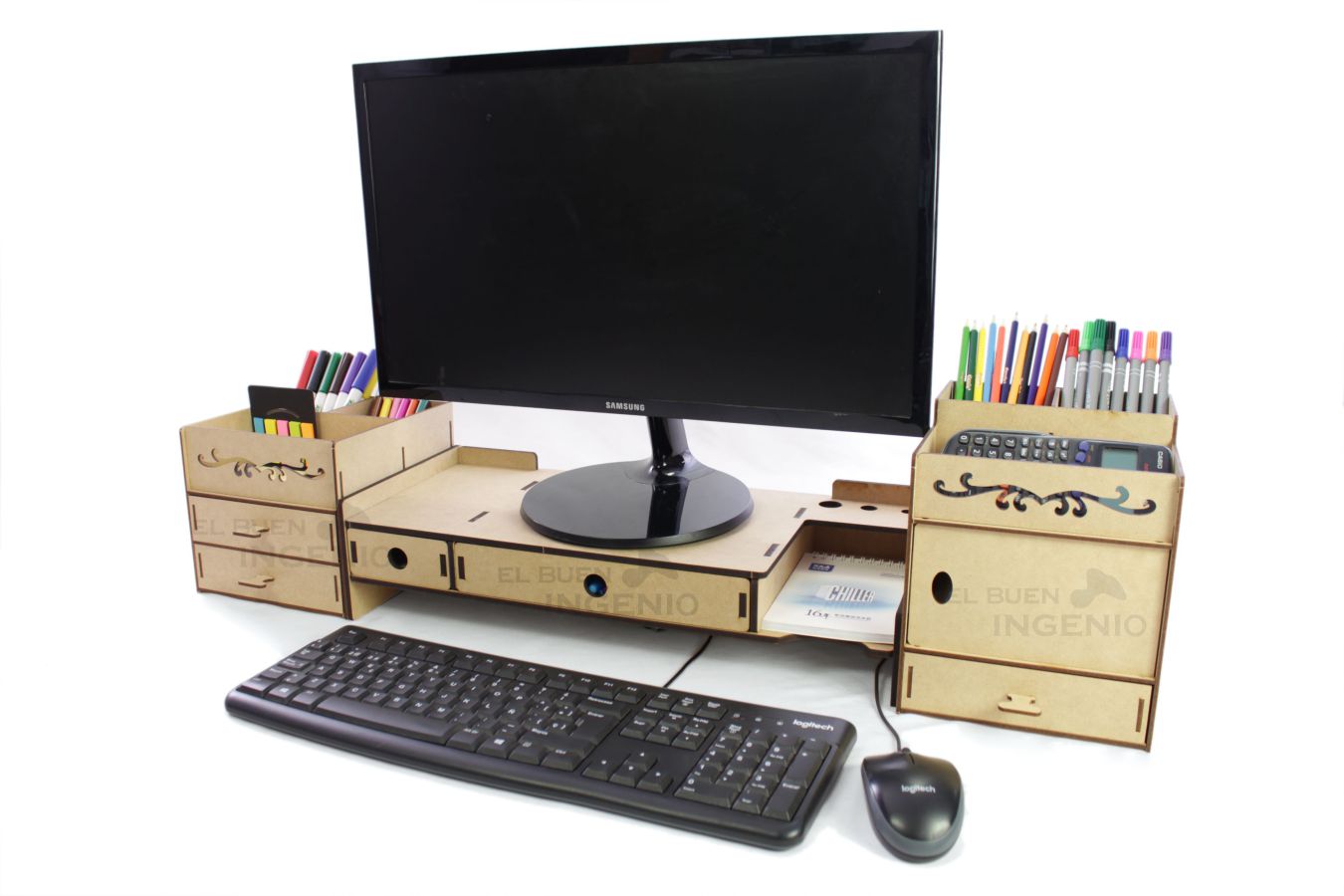 Organizador de escritorio Base elevadora de Monitor 1 Set 3 Piezas